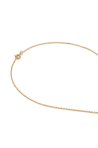 Valentina Heart Necklace, 18k Gold-Plated Brass & Crystals